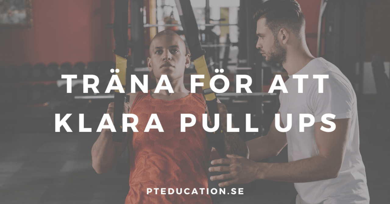 Träna för att klara pull ups